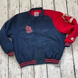 Vintage 90s St. Louis Cardinals Starter Diamond Collection MLB Baseball Jacket